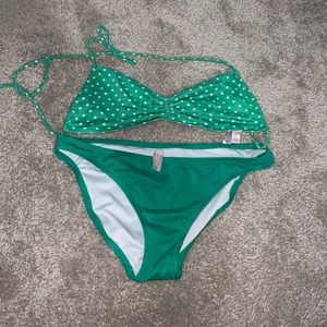 Green bikini
